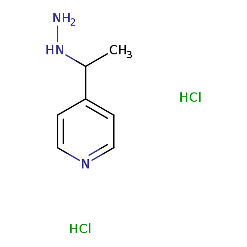 4-(1-hydrazinylethyl)pyridine dihydrochloride