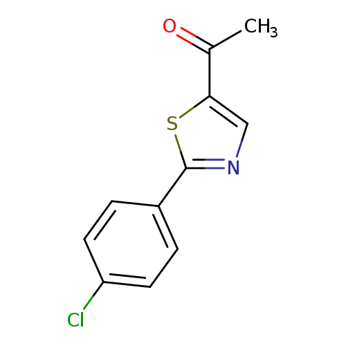 1-[2-(4-Chlorophenyl)-1,3-thiazol-5-yl]-1-ethanone