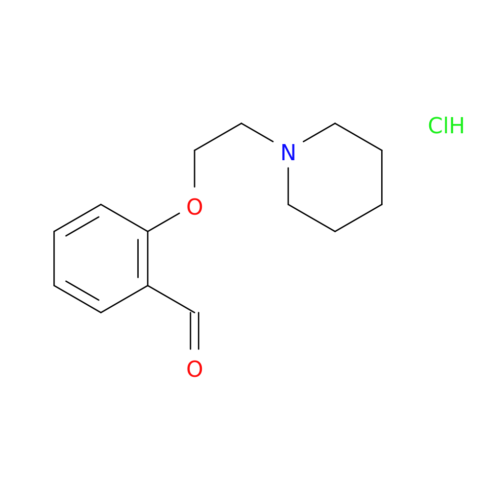 2-[2-(1-Piperidinyl)ethoxy]benzaldehyde hydrochloride