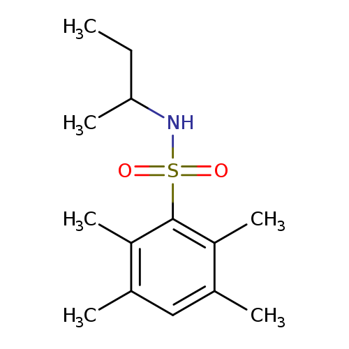 N-(butan-2-yl)-2,3,5,6-tetramethylbenzene-1-sulfonamide