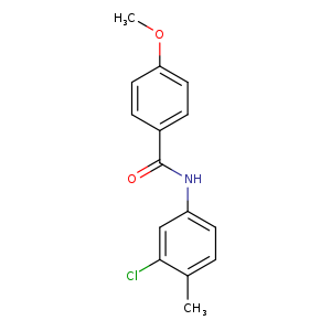 N-(3-chloro-4-methylphenyl)-4-methoxybenzamide