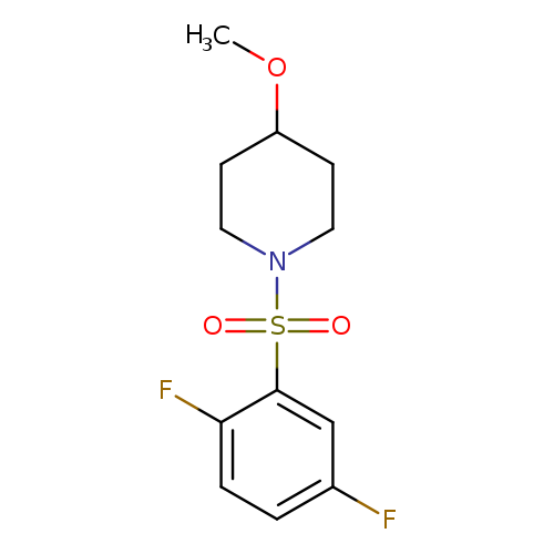 1-(2,5-difluorobenzenesulfonyl)-4-methoxypiperidine