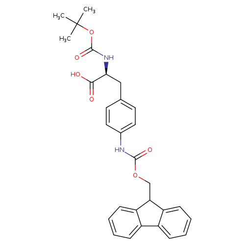 L-Phenylalanine, N-[(1,1-dimethylethoxy)carbonyl]-4-[[(9H-fluoren-9-ylmethoxy)carbonyl]amino]-