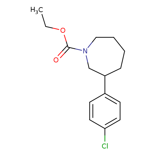 ethyl 3-(4-chlorophenyl)azepane-1-carboxylate