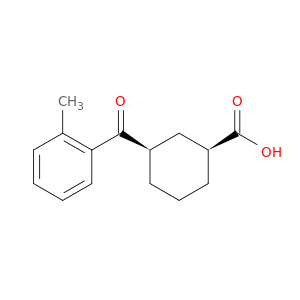 cis-3-(2-Methylbenzoyl)cyclohexane-1-carboxylic acid