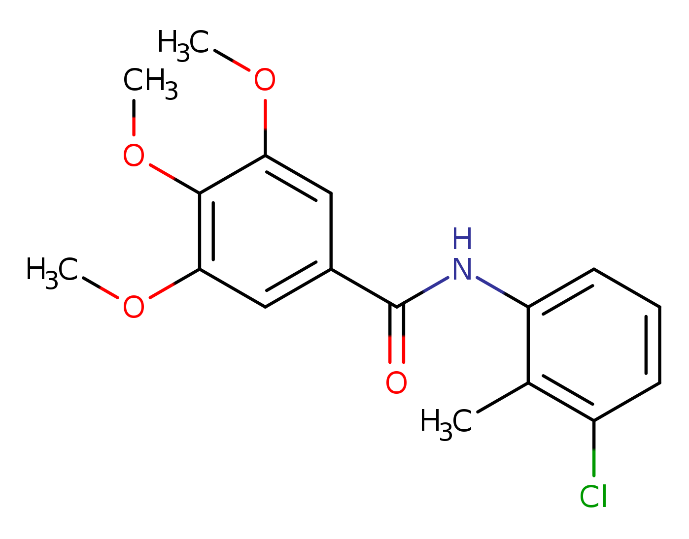 N-(3-chloro-2-methylphenyl)-3,4,5-trimethoxybenzamide