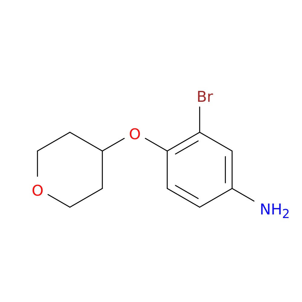 3-bromo-4-(oxan-4-yloxy)aniline