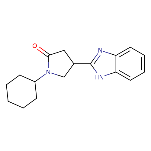 4-(1H-Benzimidazol-2-yl)-1-cyclohexylpyrrolidin-2-one