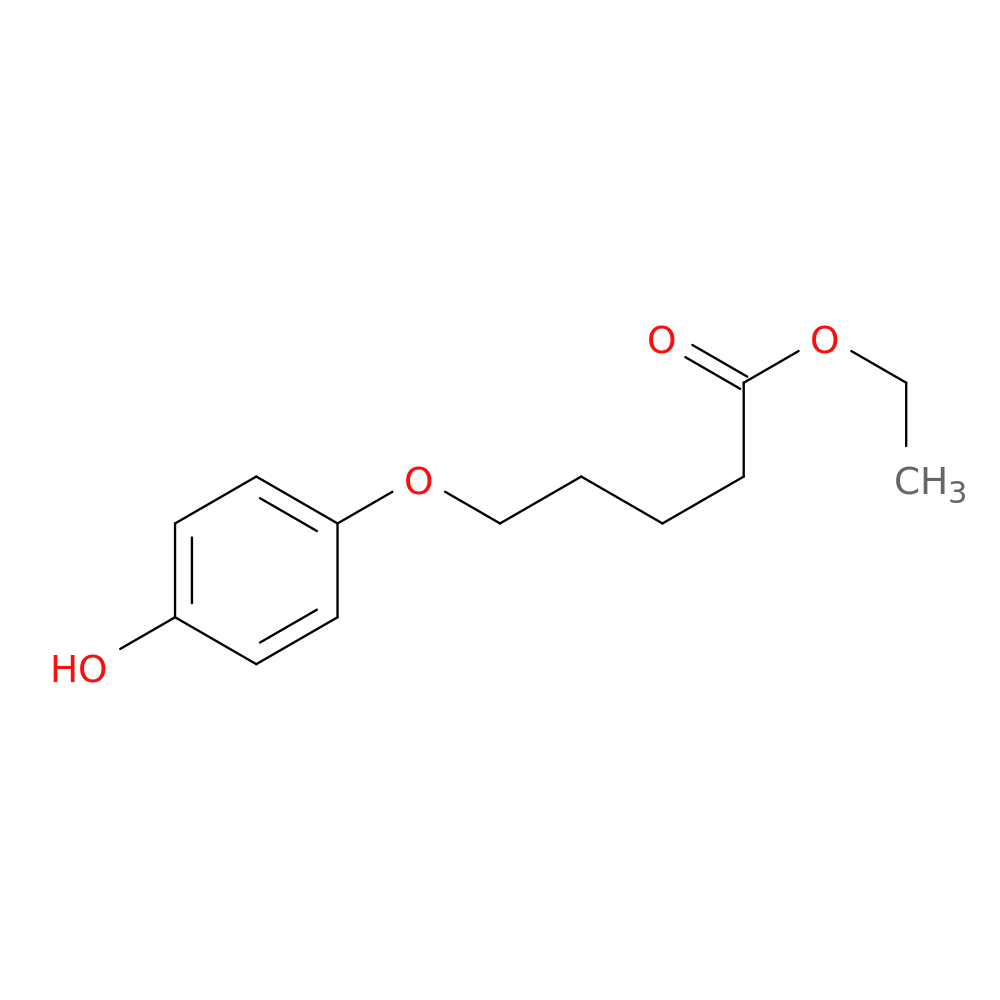 5-(4-Hydroxy-phenoxy)-pentanoic acid ethyl ester