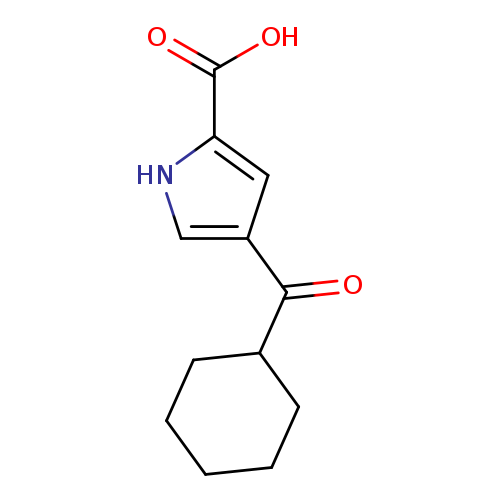 4-cyclohexanecarbonyl-1H-pyrrole-2-carboxylic acid