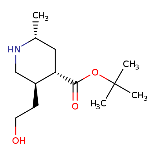 (2R,4S,5R)-tert-Butyl 5-(2-hydroxyethyl)-2-methylpiperidine-4-carboxylate