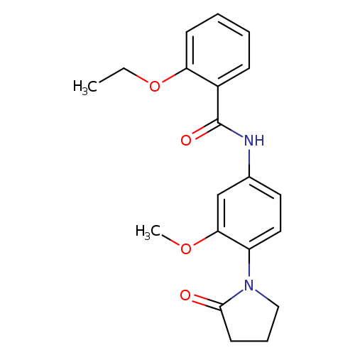 2-ethoxy-N-[3-methoxy-4-(2-oxopyrrolidin-1-yl)phenyl]benzamide