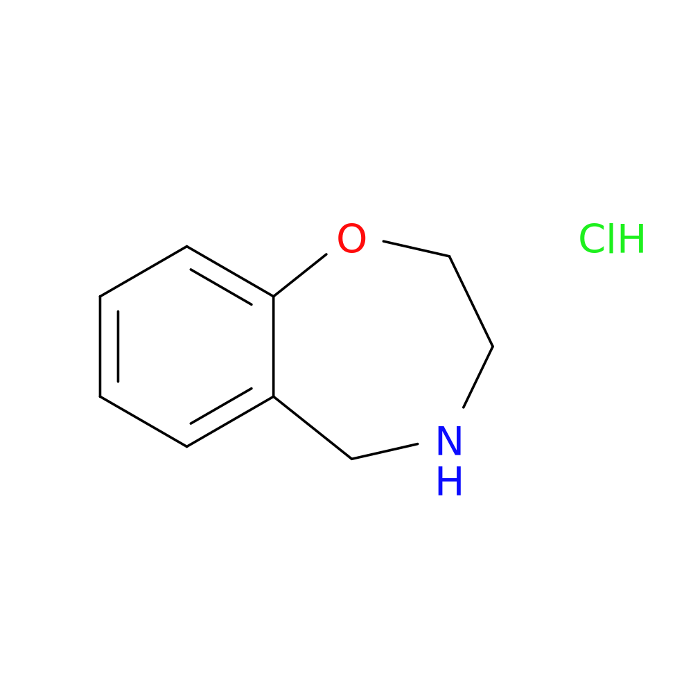 2,3,4,5-tetrahydro-1,4-benzoxazepine hydrochloride