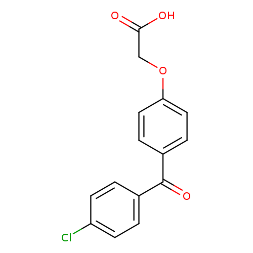 2-[4-(4-chlorobenzoyl)phenoxy]acetic acid