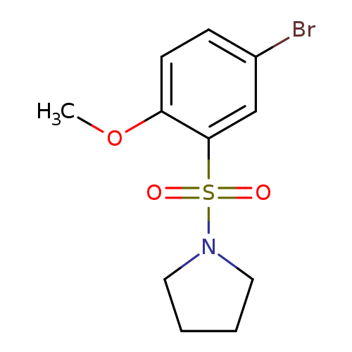 1-((5-Bromo-2-methoxyphenyl)sulfonyl)pyrrolidine