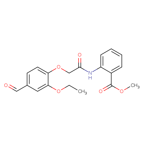 methyl 2-{[(2-ethoxy-4-formylphenoxy)acetyl]amino}benzoate