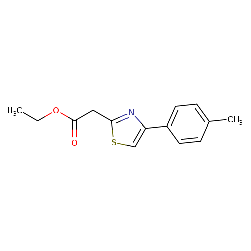 ethyl 2-[4-(4-methylphenyl)-1,3-thiazol-2-yl]acetate