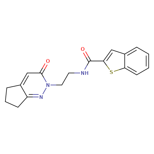 N-(2-{3-oxo-2H,3H,5H,6H,7H-cyclopenta[c]pyridazin-2-yl}ethyl)-1-benzothiophene-2-carboxamide