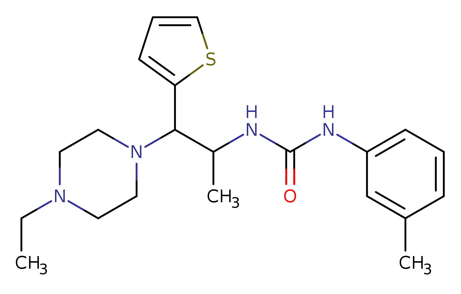 3-[1-(4-ethylpiperazin-1-yl)-1-(thiophen-2-yl)propan-2-yl]-1-(3-methylphenyl)urea