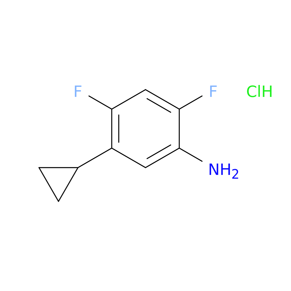 5-cyclopropyl-2,4-difluoroaniline hydrochloride