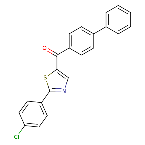 5-{[1,1'-biphenyl]-4-carbonyl}-2-(4-chlorophenyl)-1,3-thiazole