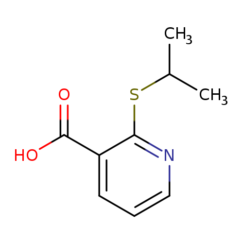 2-(propan-2-ylsulfanyl)pyridine-3-carboxylic acid