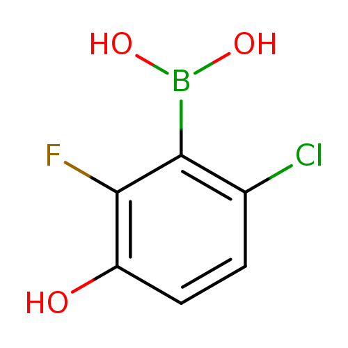 (6-Chloro-2-fluoro-3-hydroxy-phenyl)boronic acid