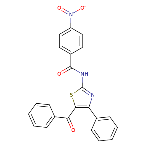 N-(5-benzoyl-4-phenyl-1,3-thiazol-2-yl)-4-nitrobenzamide