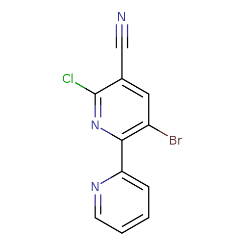3-Bromo-6-chloro-[2,2'-bipyridine]-5-carbonitrile