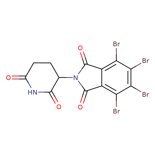 4,5,6,7-tetrabromo-2-(2,6-dioxopiperidin-3-yl)-2,3-dihydro-1H-isoindole-1,3-dione