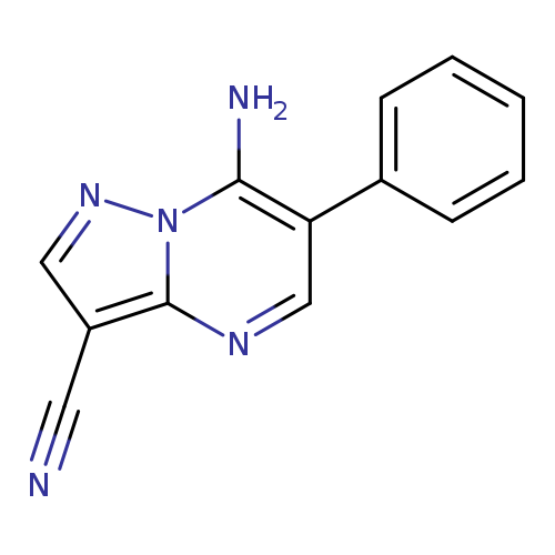 7-amino-6-phenylpyrazolo[1,5-a]pyrimidine-3-carbonitrile