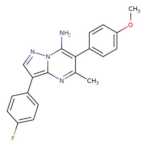 3-(4-fluorophenyl)-6-(4-methoxyphenyl)-5-methylpyrazolo[1,5-a]pyrimidin-7-amine