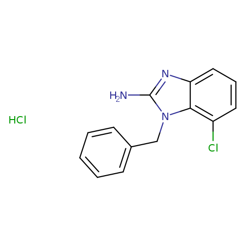 1-benzyl-7-chloro-1H-1,3-benzodiazol-2-amine hydrochloride