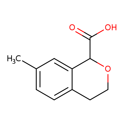 7-methyl-3,4-dihydro-1H-2-benzopyran-1-carboxylicacid