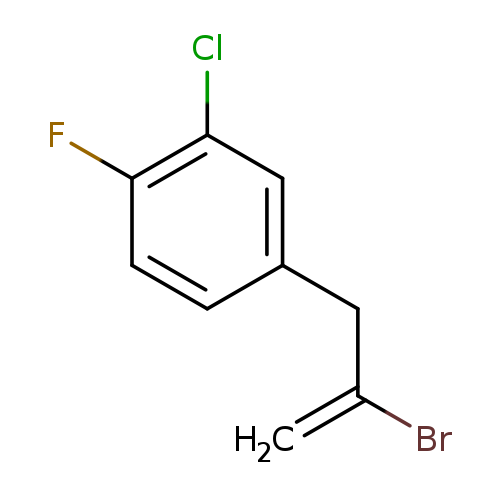 2-BROMO-3-(3-CHLORO-4-FLUOROPHENYL)-1-PROPENE