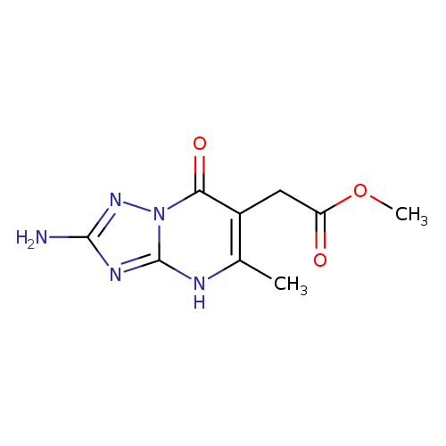 methyl 2-{2-amino-5-methyl-7-oxo-4H,7H-[1,2,4]triazolo[1,5-a]pyrimidin-6-yl}acetate