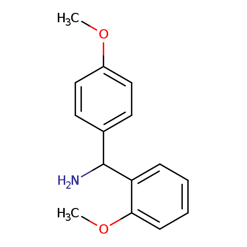 (2-methoxyphenyl)(4-methoxyphenyl)methanamine
