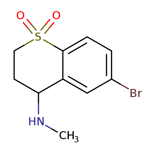6-bromo-4-(methylamino)-3,4-dihydro-2H-1lambda6-benzothiopyran-1,1-dione