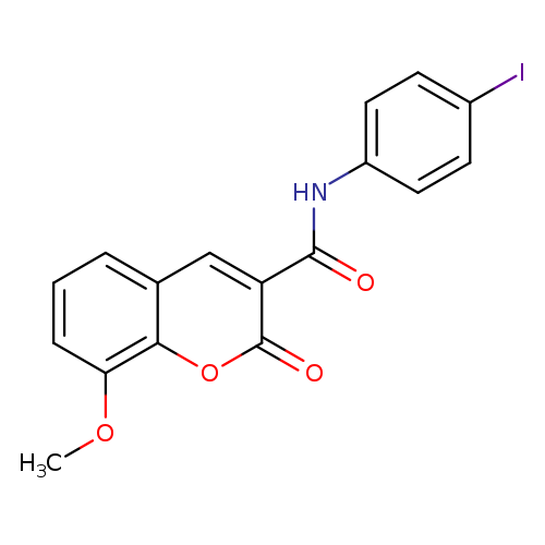 N-(4-iodophenyl)-8-methoxy-2-oxo-2H-chromene-3-carboxamide