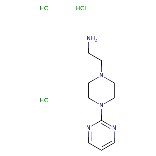 {2-[4-(2-pyrimidinyl)-1-piperazinyl]ethyl}amine trihydrochloride