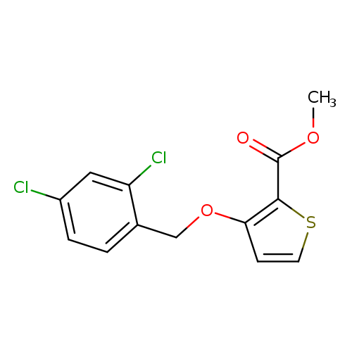 Methyl 3-((2,4-dichlorobenzyl)oxy)thiophene-2-carboxylate