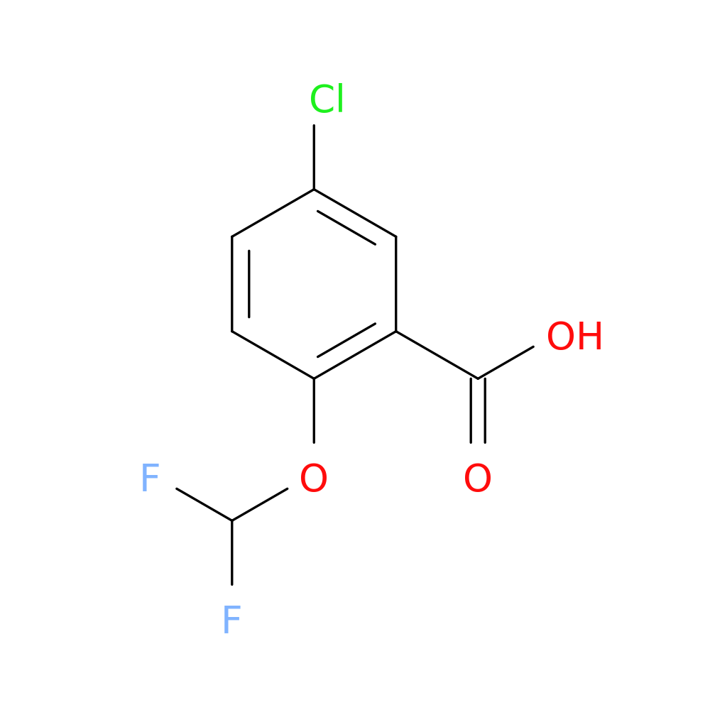 5-Chloro-2-(difluoromethoxy)benzoic acid