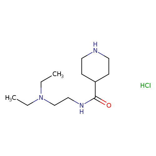 N-[2-(diethylamino)ethyl]piperidine-4-carboxamide hydrochloride