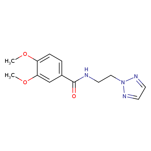 3,4-dimethoxy-N-[2-(2H-1,2,3-triazol-2-yl)ethyl]benzamide
