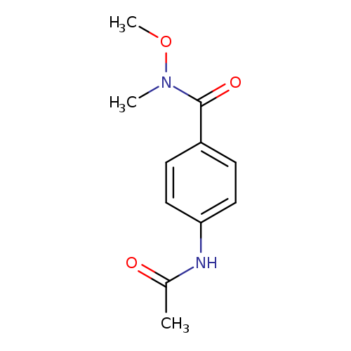 4-acetamido-N-methoxy-N-methylbenzamide