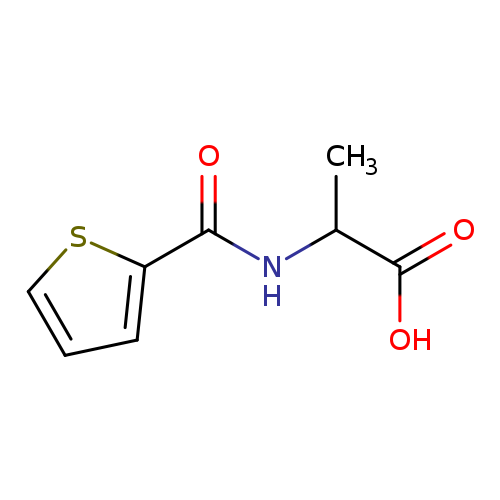 2-[(thiophen-2-yl)formamido]propanoic acid