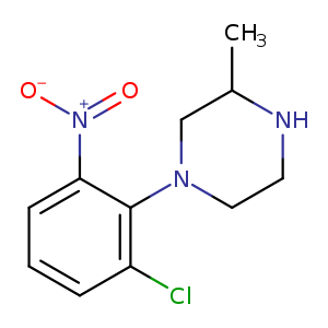1-{2-chloro-6-nitrophenyl}-3-methylpiperazine