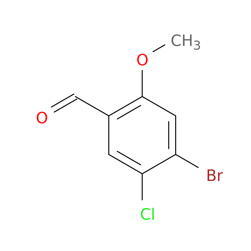 4-Bromo-5-chloro-2-methoxybenzaldehyde