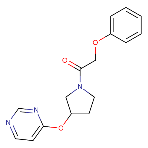 2-phenoxy-1-[3-(pyrimidin-4-yloxy)pyrrolidin-1-yl]ethan-1-one