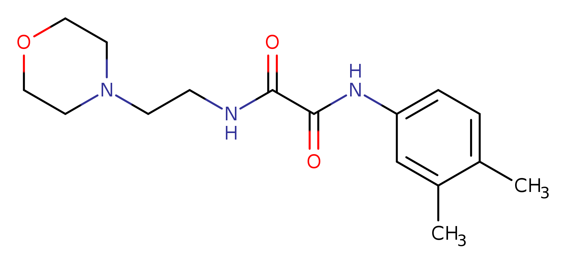N'-(3,4-dimethylphenyl)-N-[2-(morpholin-4-yl)ethyl]ethanediamide